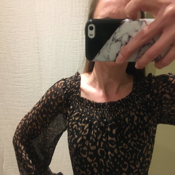 Fate abstract print ruffle dress - Picture 6 of 8